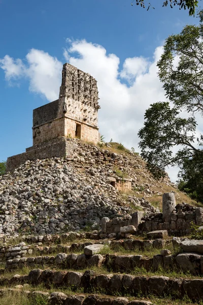 El mirador, ruins of ancient maya space observatory at Labna, Yucatan, Mexico — Stock Photo, Image