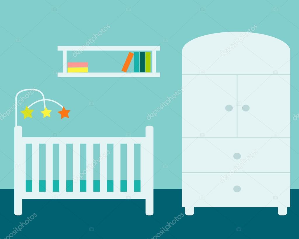 nursery room bookshelf