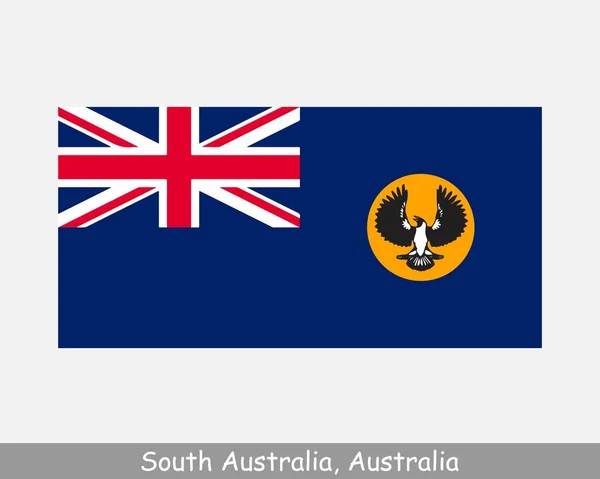 Bandiera Australia Meridionale Bandiera Della Bandiera Stato Australiana Illustrazione Vettoriale — Vettoriale Stock