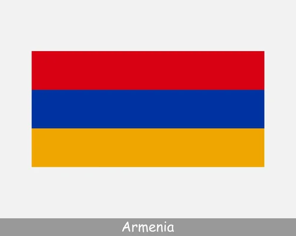 Bandera Nacional Armenia Bandera Armenia Banner Detallado República Armenia Eps — Archivo Imágenes Vectoriales