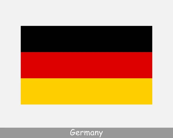 Bandiera Nazionale Della Germania Bandiera Nazionale Tedesca Repubblica Federale Germania — Vettoriale Stock