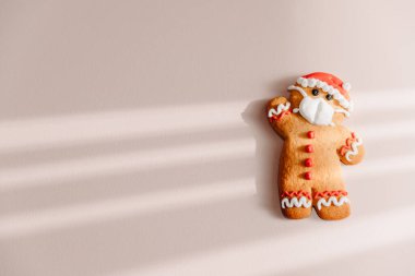 Coronavirus salgınında yeni yıl ve Noel kutlaması, kavramsal geçmiş, minimalist tarz, metinleriniz için yer