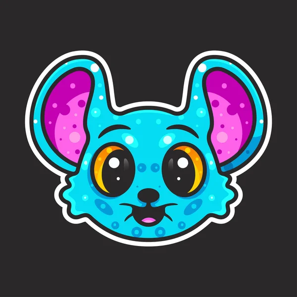 Mouse Mascot Für Character Icon Logo Sticker Und Illustration — Stockvektor