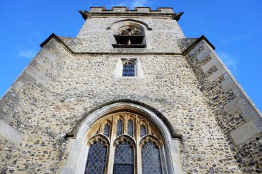 St Michaels Kilisesi, Chenies, Buckinghamshire, İngiltere, İngiltere Kulesi.