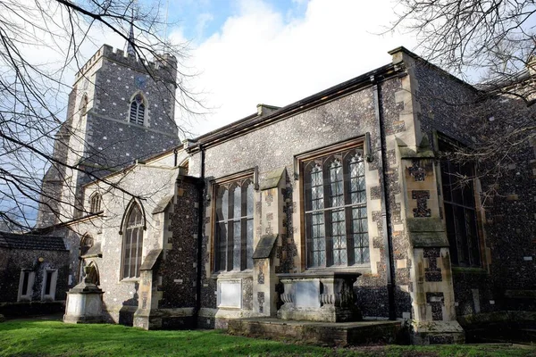 Церковь Святой Марии Черч Стрит Уотфорд Mary Parish Church Watford — стоковое фото