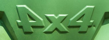 4x4 araç etiketi, arazi aracı tabelası, 4 'e 4 tüm tekerden çekiş aracı, 4x4 tüm tekerden çekiş kimliği, 4' e 4.