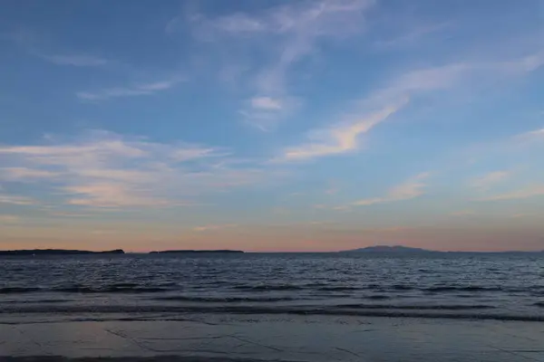 Sonnenuntergang Der Long Bay Von Auckland Neuseeland — Stockfoto