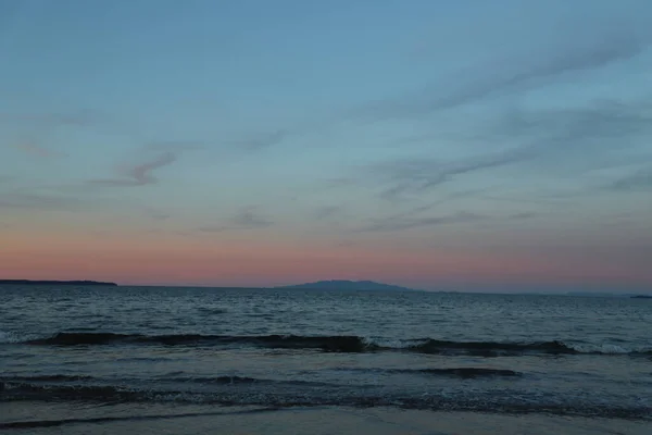 Sonnenuntergang Der Long Bay Von Auckland Neuseeland — Stockfoto