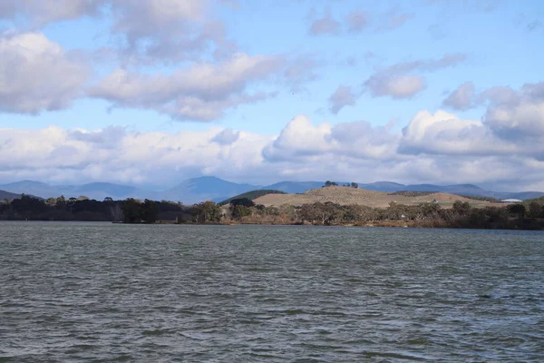 Jezioro Burley Griffin Canbbera Australii — Zdjęcie stockowe