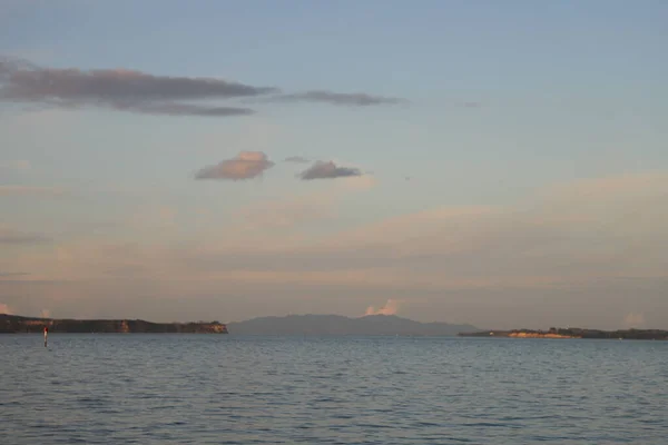 Sonnenuntergang Der Missionsbucht Von Auckland Neuseeland — Stockfoto