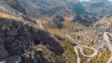 Düğümlü Kravat - Serra De Tramuntana Dağı 'nda çıplak korbata, Mallorca, Balearic Adaları