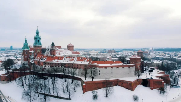 Wawel Royal Castle Резиденція замку Розташована в Центральному Кракові - знаменитий пам'ятник — стокове фото