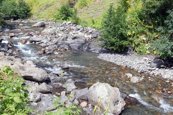 Pequeño río de montaña — Foto de Stock