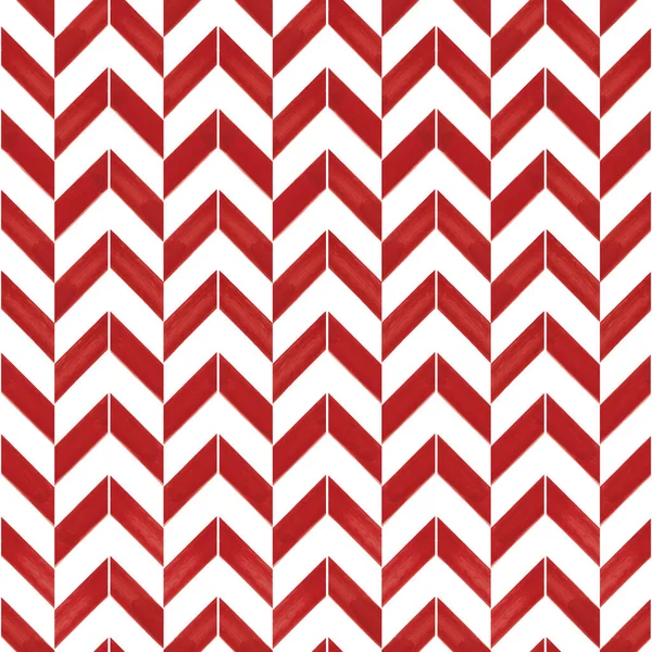 Flèches vectorielles rouges chevrons motif blanc sans couture — Image vectorielle