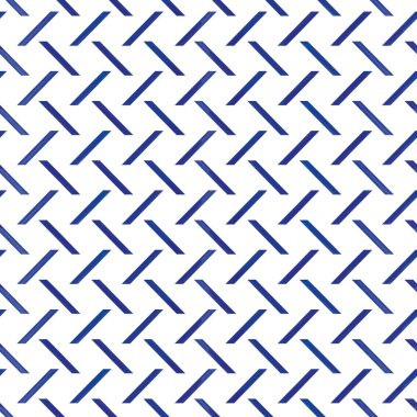 Vektör mavi köşegen çizgiler beyaz pürüzsüz desen