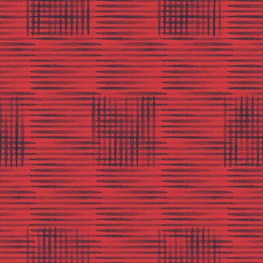 Vektör kırmızı çizgiler ızgarasız desen