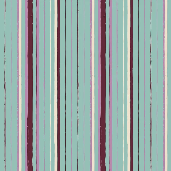 Vecteur dessiné lignes brunes motif sans couture menthe — Image vectorielle