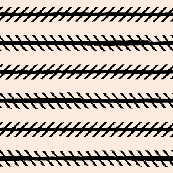 Bandes diagonales noires vectorielles motif répétitif écru — Image vectorielle