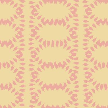 Vektör boyalı sarı pembe lekeler pürüzsüz desen