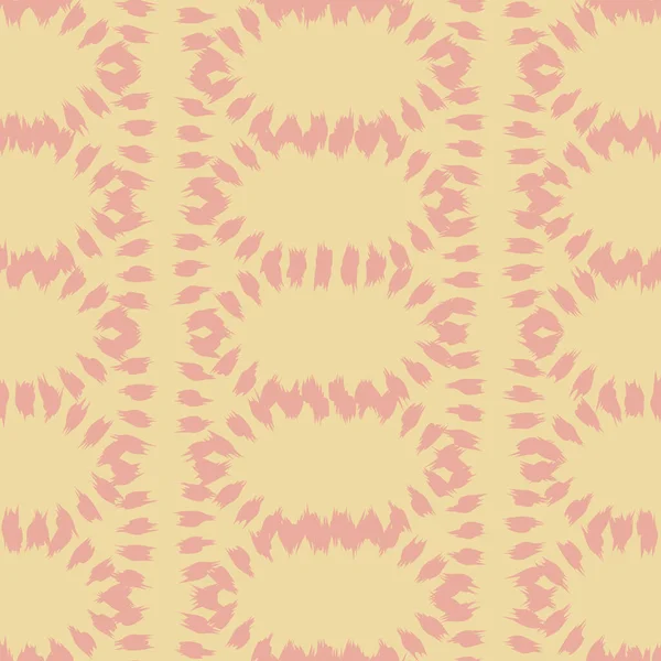 Modèle sans couture de taches roses jaunes peintes vectorielles — Image vectorielle