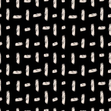 Vektör beyaz çizgili siyah pürüzsüz desen