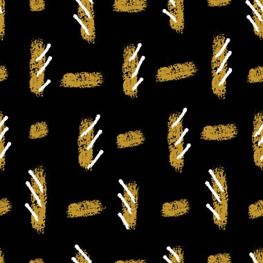 Vektör beyaz sarı çizgiler siyah tekrar deseni