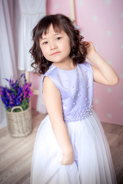 Little girl in princess dress — Stock Photo, Image