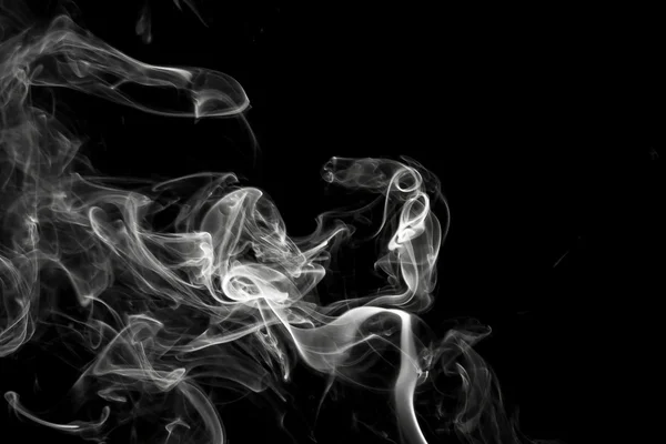 Smoke on a black background — Stock Photo, Image