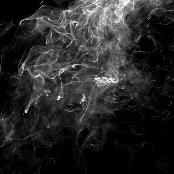 Smoke on a black background — Stock Photo, Image