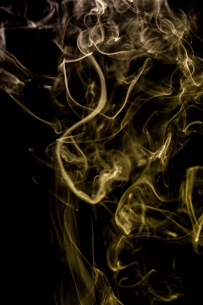 Smoke on a black background — Stock Photo, Image