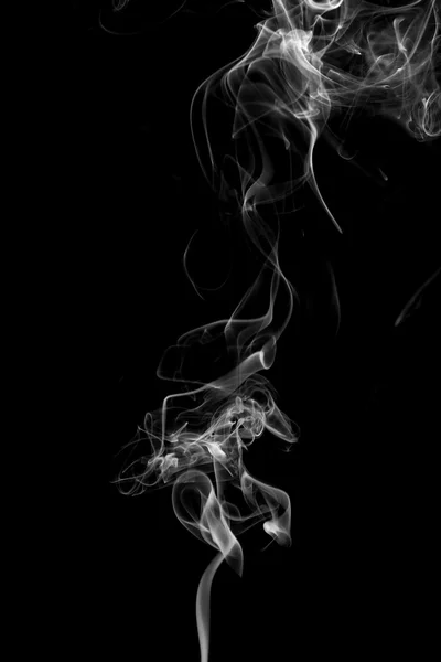 Smoke on a black background — Stock Photo, Image