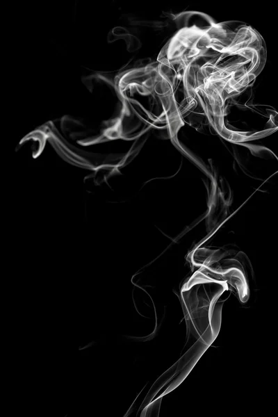 Smoke on a black background — Stock Photo, Image