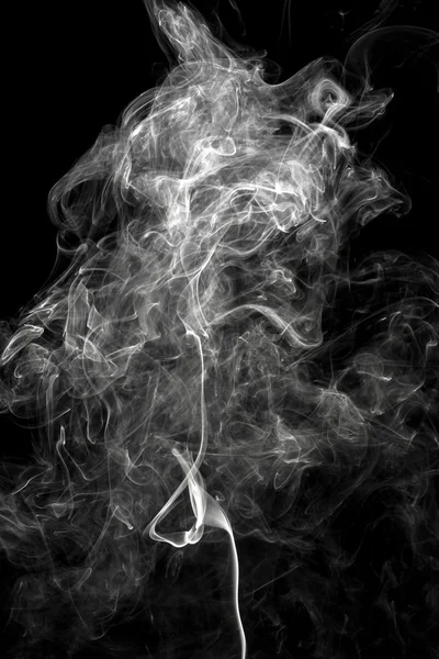 Smoke on a black background — Stock Photo, Image