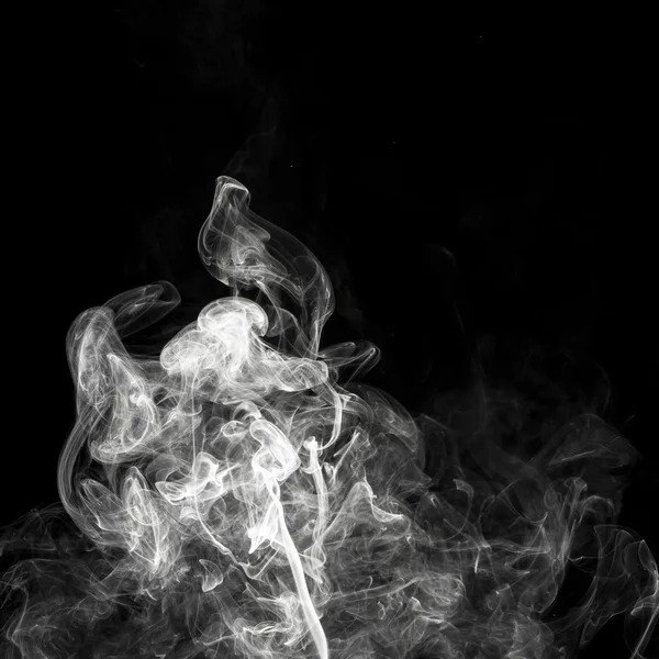 Smoke on a black background — Stock Photo, Image