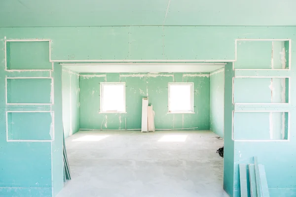 Room with drywall — Stock Photo, Image