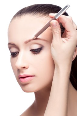makeup for eyebrows clipart