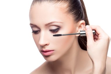 maskara. göz makyajı