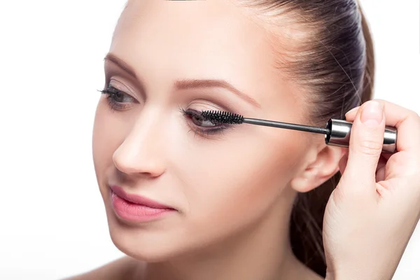 Mascara. trucco degli occhi — Foto Stock