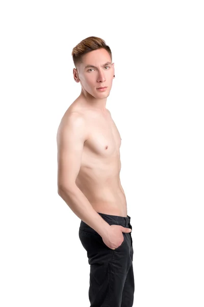 Jonge naakte man — Stockfoto