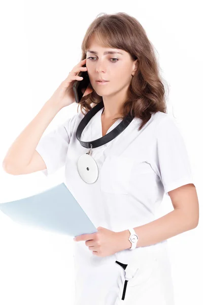 Woman doctor ENT — Stock Photo, Image