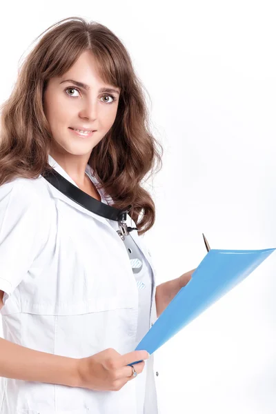 Woman doctor ENT — Stock Photo, Image
