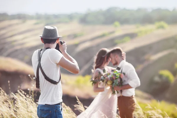 Fotograf v akci — Stock fotografie