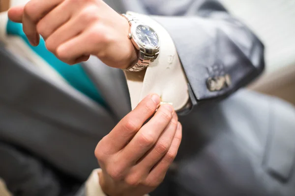 Groom on wedding — Stock Photo, Image