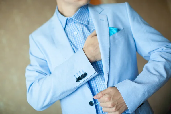 Novio en la boda — Foto de Stock