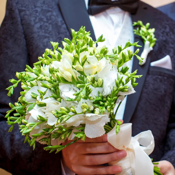 Noivo em casamento — Fotografia de Stock