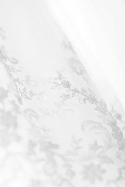 Vestido de casamento branco — Fotografia de Stock