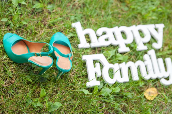 Wedding Bride's Shoes — Stock Photo, Image