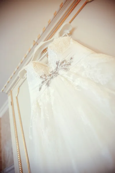 White Wedding dress — Stock Photo, Image