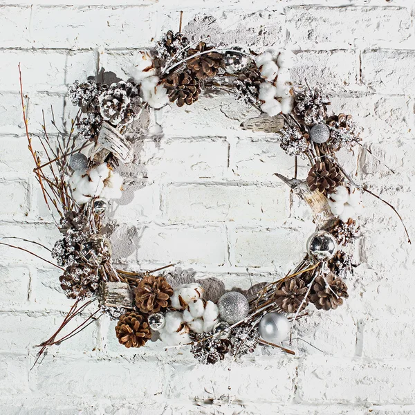 The Christmas wreath — Stock Photo, Image