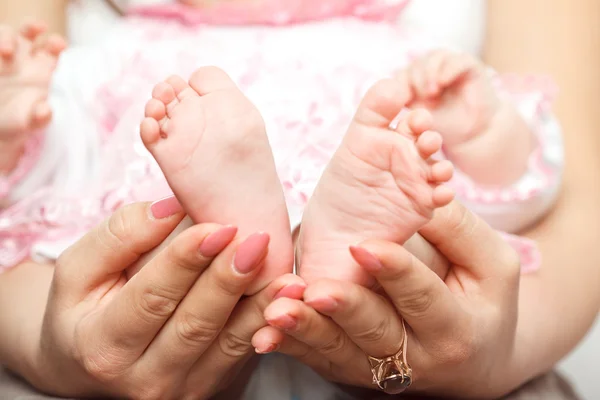 Primo piano del piede del bambino — Foto Stock